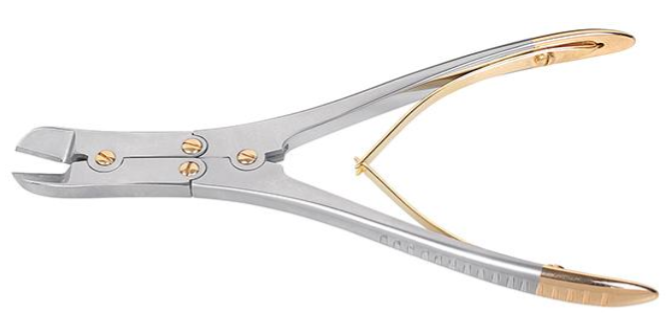 Pinza Cortadora de Placas y Pines TC Gold-Toolmed Medical Instrument