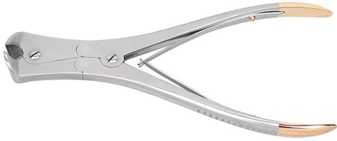 Pinza Cortadora Frontal de Alambre TC Gold -Toolmed Medical Instrument
