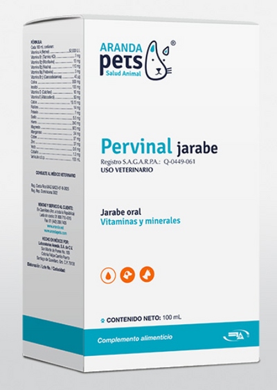 PERVINAL JARABE 100 ML -ARANDA PETS