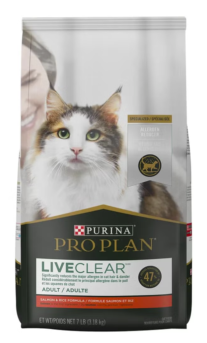 LiveClear Adulto Salmón y Arroz -Purina Pro Plan