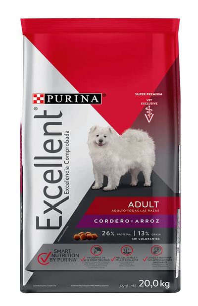 EXCELLENT PERRO ADULTO CORDERO -Purina Pro Plan
