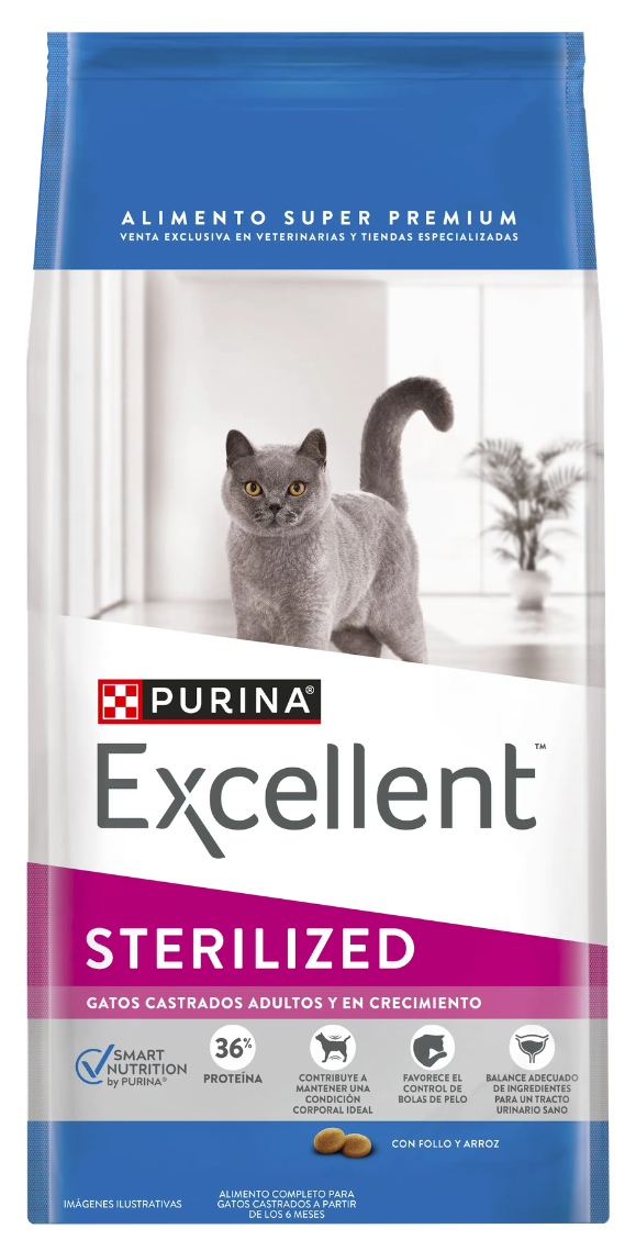 EXCELLENT GATO ADULTO STERILIZED -Purina Pro Plan
