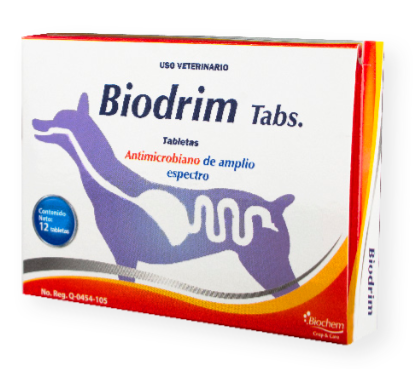 Biodrim Tabs 12 tabs (Sulfametoxazol+Trimetoprim) -Biochem