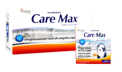 Care Max Puppy 2 tabs (Febantel + Prazicuantel+ Pirantel) -Biochem
