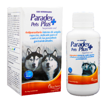 Paradex Pets Plus  (Fenbendazol + Prazicuantel) -Biochem