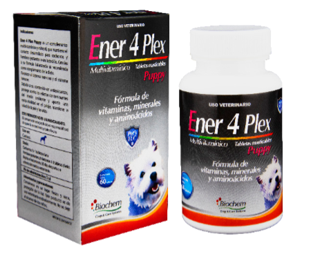 Ener 4 Puppy 60 tabs (Multivitaminico) -Biochem