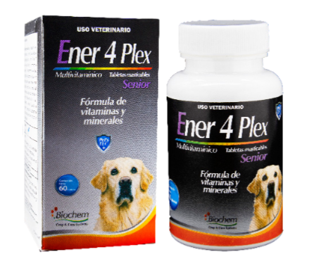 Ener 4 Senior 60 tabs (Multivitaminico) -Biochem