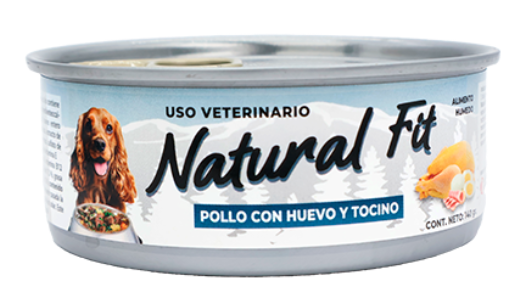 Natural Fit Adulto Raza Pequeña Lata 140 g  -Biochem