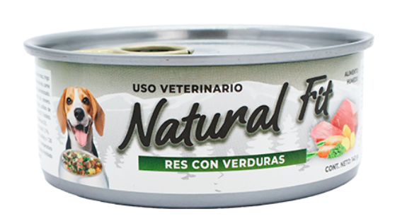 Natural Fit Adulto Raza Pequeña Lata 140 g  -Biochem