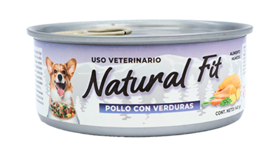 Natural Fit Adulto Raza Pequeña Lata 140 g  -Biochem