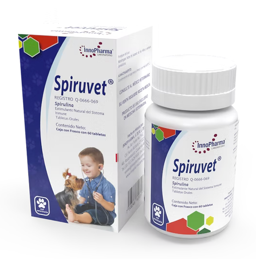 Spiruvet 60 tabletas (Spirulina) -INNOPHARMA