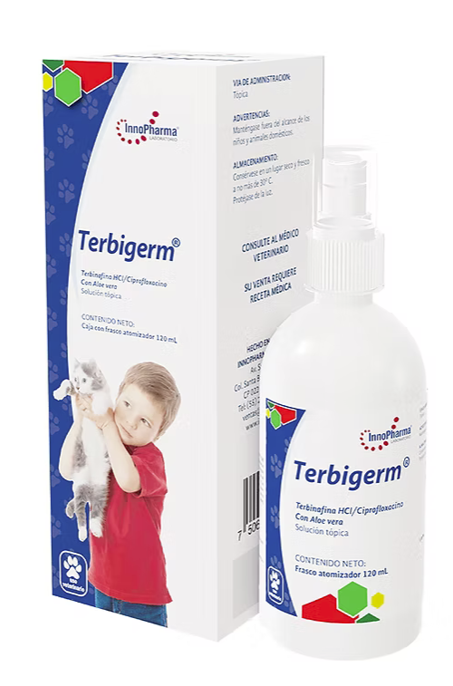 Terbigerm 120 mL (Terbinafina | Ciprofloxacino) -INNOPHARMA