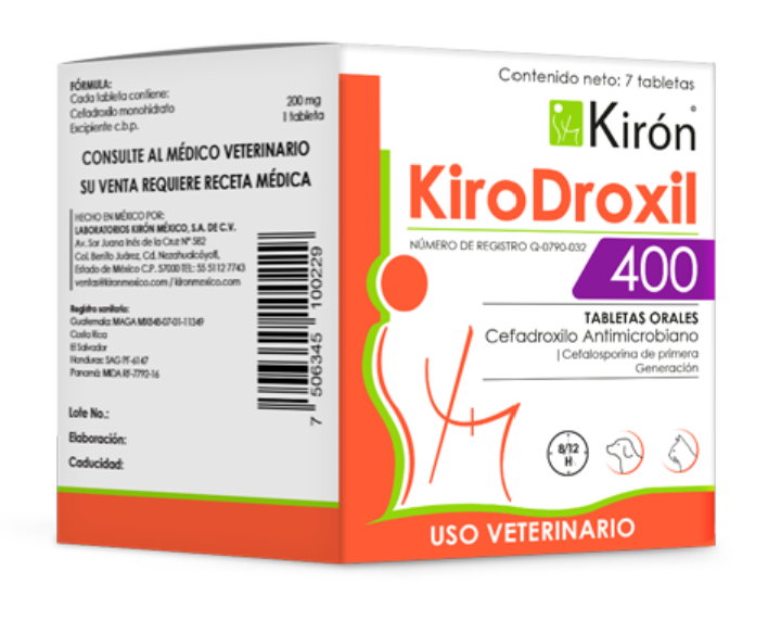 KiroDroxil 7 tabs (Cefadroxilo) -Kirón