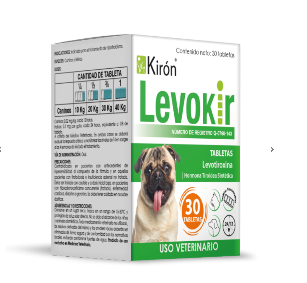 Levokir Tabletas (Levotiroxina) -Kirón