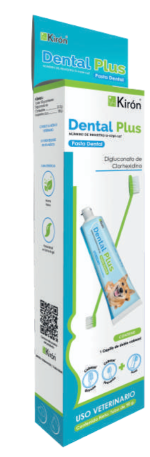 Dental Plus pasta 90 gr (Digluconato de Clorhexidina) -Kirón