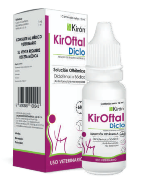 KirOftal Diclo 12 ml (Diclofenaco) -Kirón