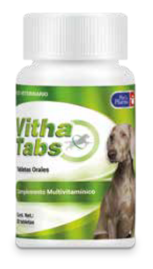VITHA-TABS 30 TABS (Multivitamínico con minerales) -PETS PHARMA
