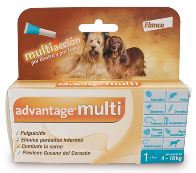ADVANTAGE MULTI PERRO (Imidacloprid + Moxidectina ) -ELANCO