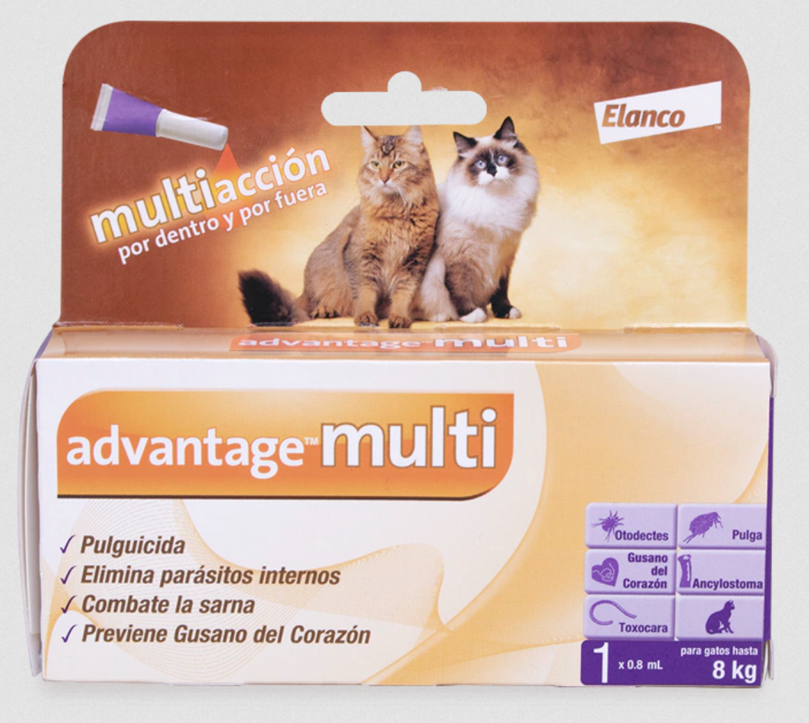 ADVANTAGE MULTI  GATO (Imidacloprid + Moxidectina) -ELANCO