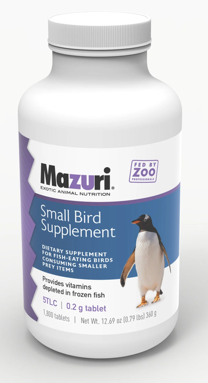 SMALL BIRD SUPPLEMENT  1800 tabletas -MAZURI