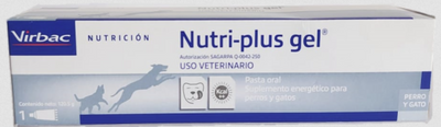 NUTRIPLUS GEL 120.5 GR (VITAMINA A, D, E, CLORHIDRATO DE TIAMINA, RIBOFLAVINA) -VIRBAC