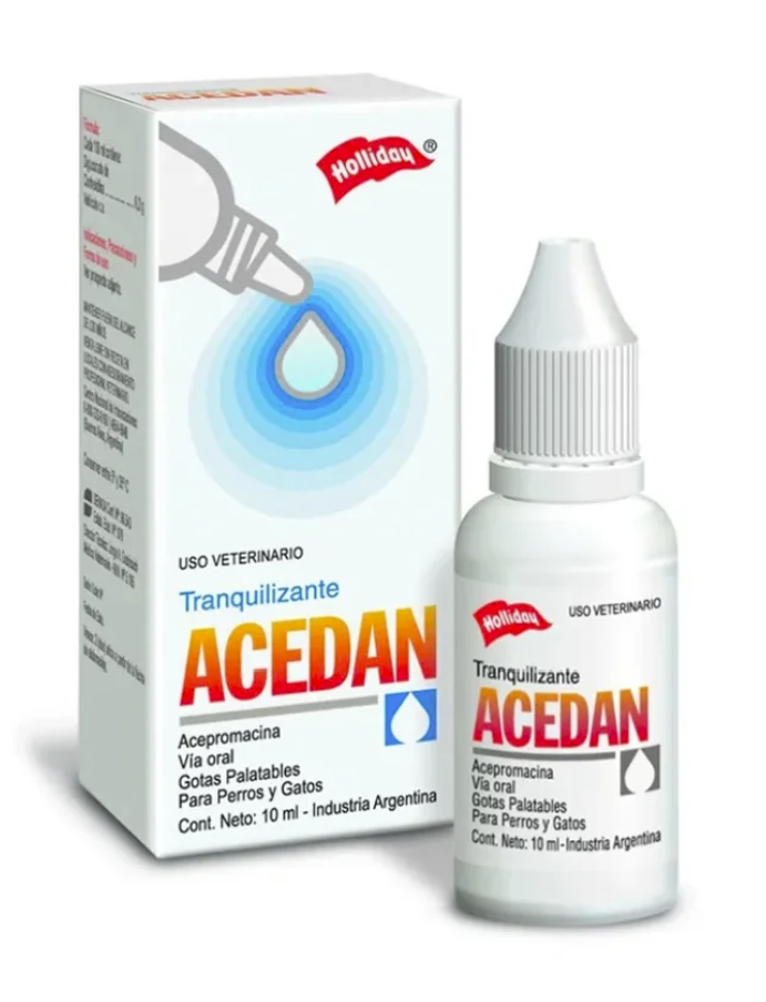 ACEDAN GOTAS 10 ml (Acepromacina maleato)  – HOLLIDAY