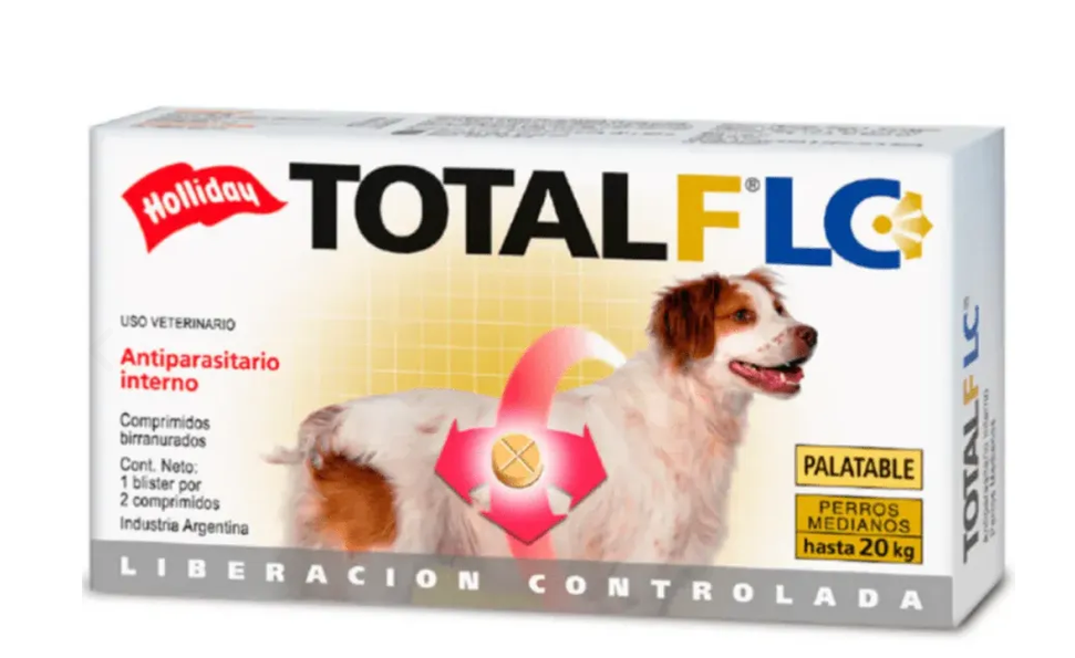 TOTAL FULL LC PERROS (Fenbendazol + Pirantel +  Prazicuantel ) -HOLLIDAY