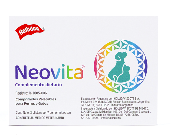 NEOVITA (L-Arginina clorhidrato+Extractos secos naturales+L-Glutamina) – HOLLIDAY