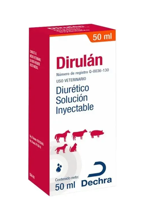 DIRULAN INY. 50 MG (Furosemida) – DECHRA BROVEL