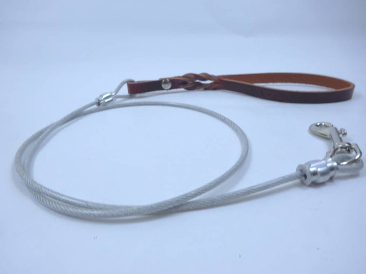 CABLE DE PASEO CON ASA DE PIEL - SILVERADO