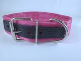 COLLAR DE NYLON CON PIEL (varios colores) - SILVERADO