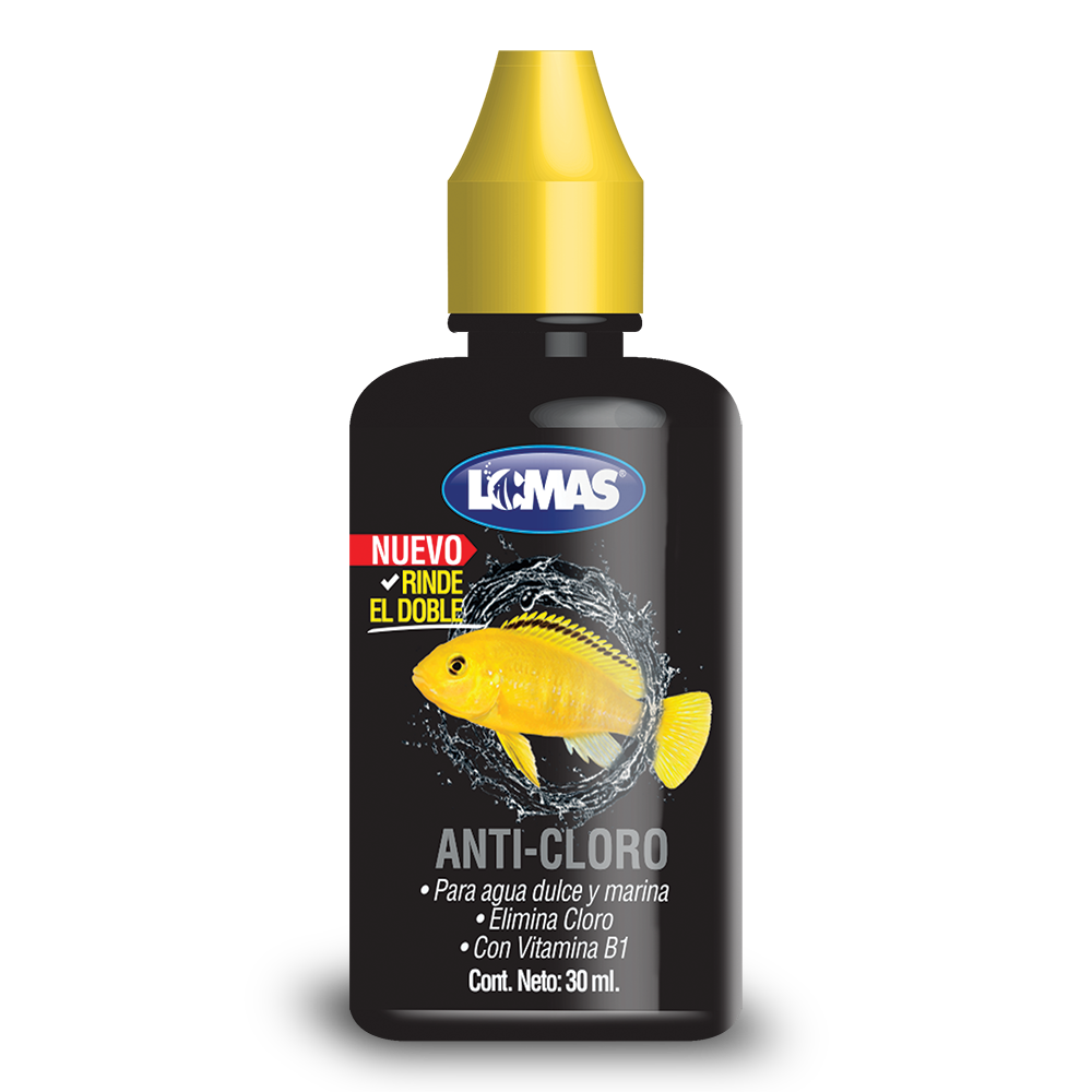 ANTICLORO CON VITAMINA B1 PARA PECES 30 ML.