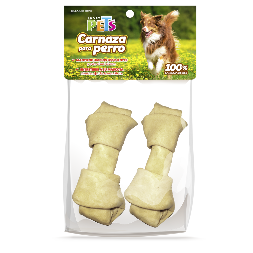 ﻿CARNAZA DE RES (10-13 CM) - 2 PZ.