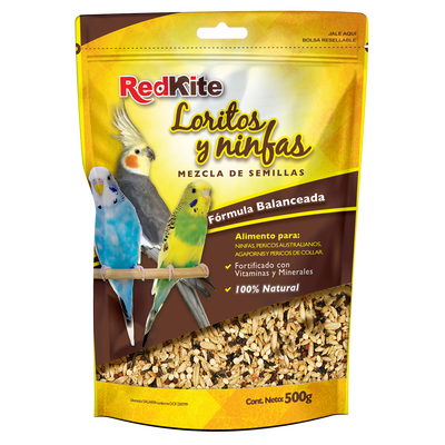 MEZCLA DE SEMILLAS P/LORITOS Y NINFAS 500 G