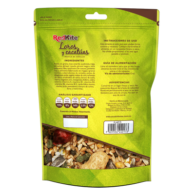 MEZCLA DE SEMILLAS P/LOROS Y CACATUAS 500 G