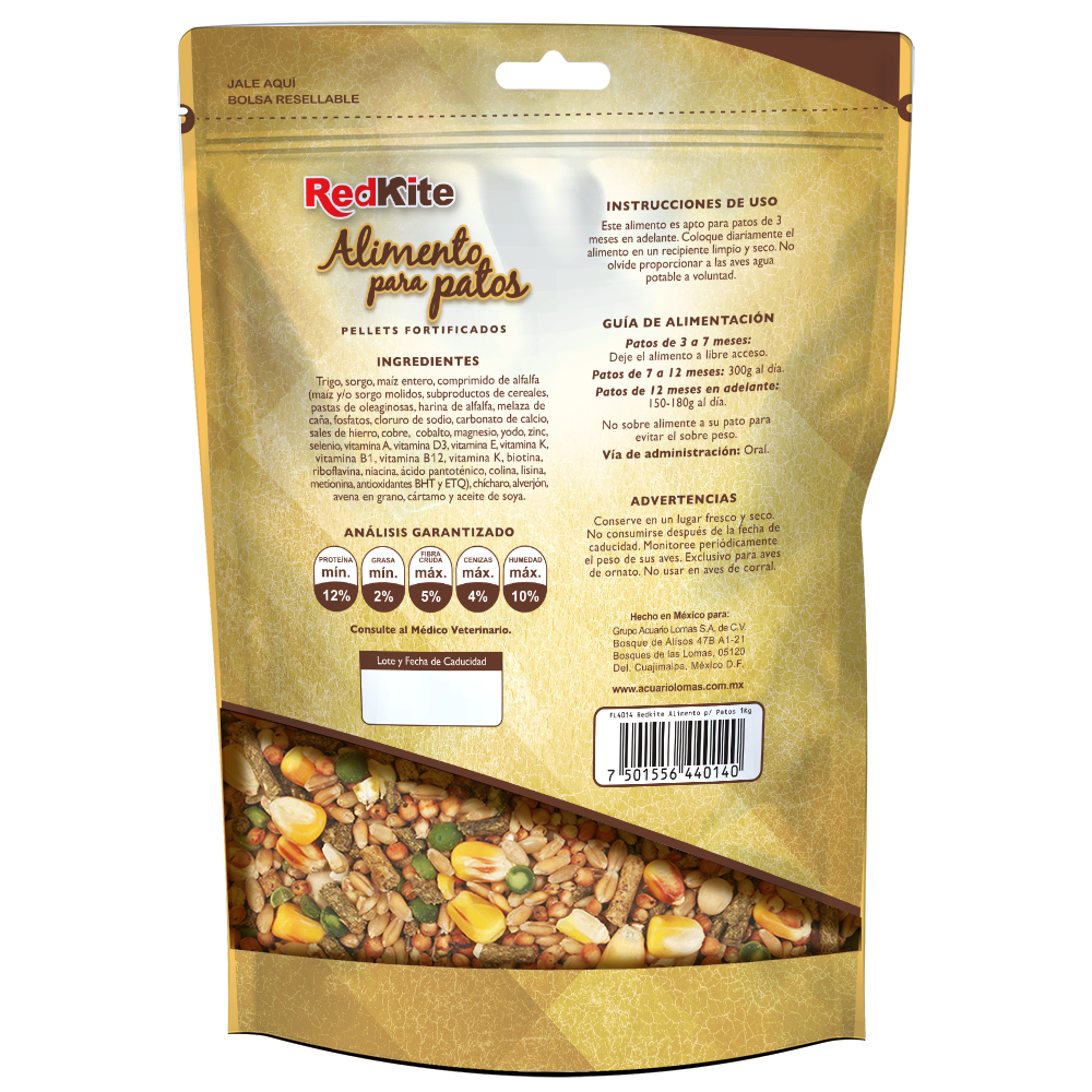 MEZCLA DE SEMILLAS P/PATOS 1 KG