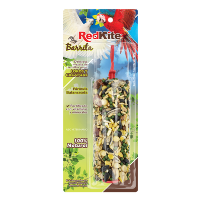 BARRITA DE SEMILLAS P/LOROS Y CACATUAS - 1 PZ