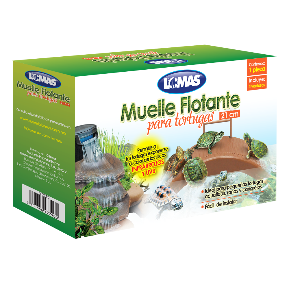MUELLE FLOTANTE P/TORTUGAS