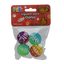 JUGUETE PELOTA BICOLOR FANCY PETS - 4 PZ