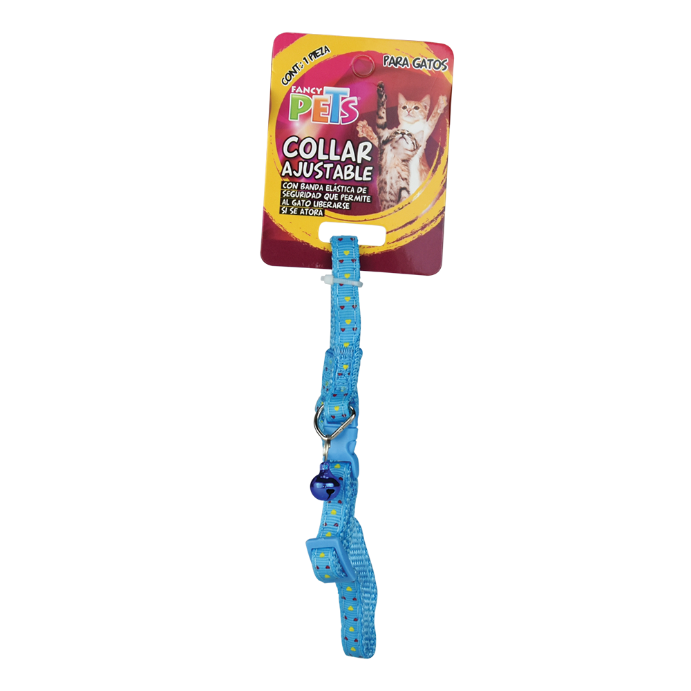COLLAR AJUSTABLE P/GARA GATO FANCY PETS