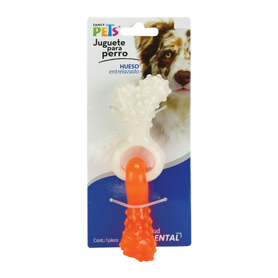 JUGUETE DENTAL HUESO ENTRELAZADO FANCY PETS