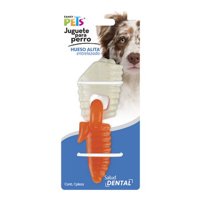 JUGUETE DENTAL HUESO/ALITA ENTRELAZADO FANCY PETS