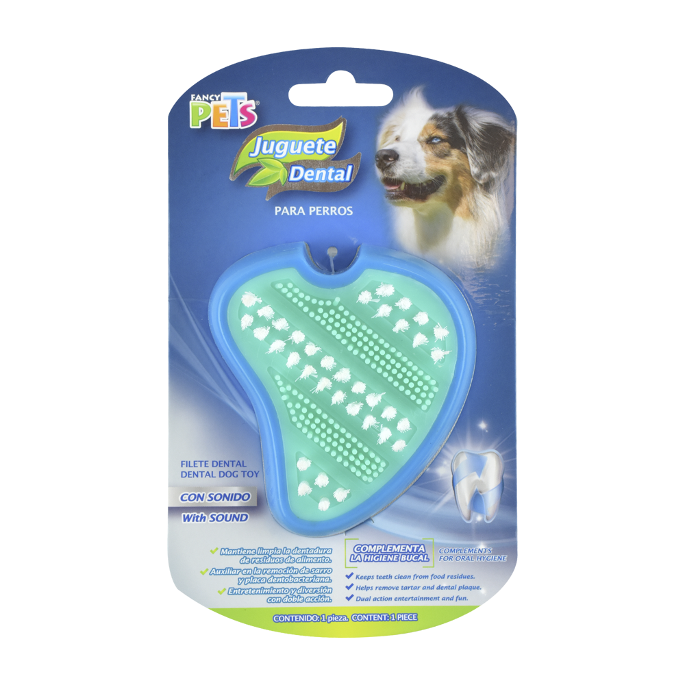 JUGUETE FILETE DENTAL C/CERDAS P/PERRO FANCY PETS