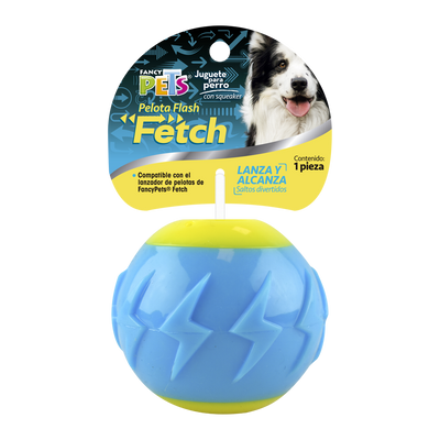 PELOTA FLASH C/SONIDO FETCH FANCY PETS