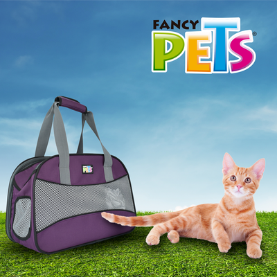 TRANSPORTADORA DE TELA P/GATO CLASSIC FANCY PETS