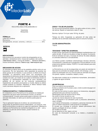 FORTE-4 POUR ON MEDERILAB