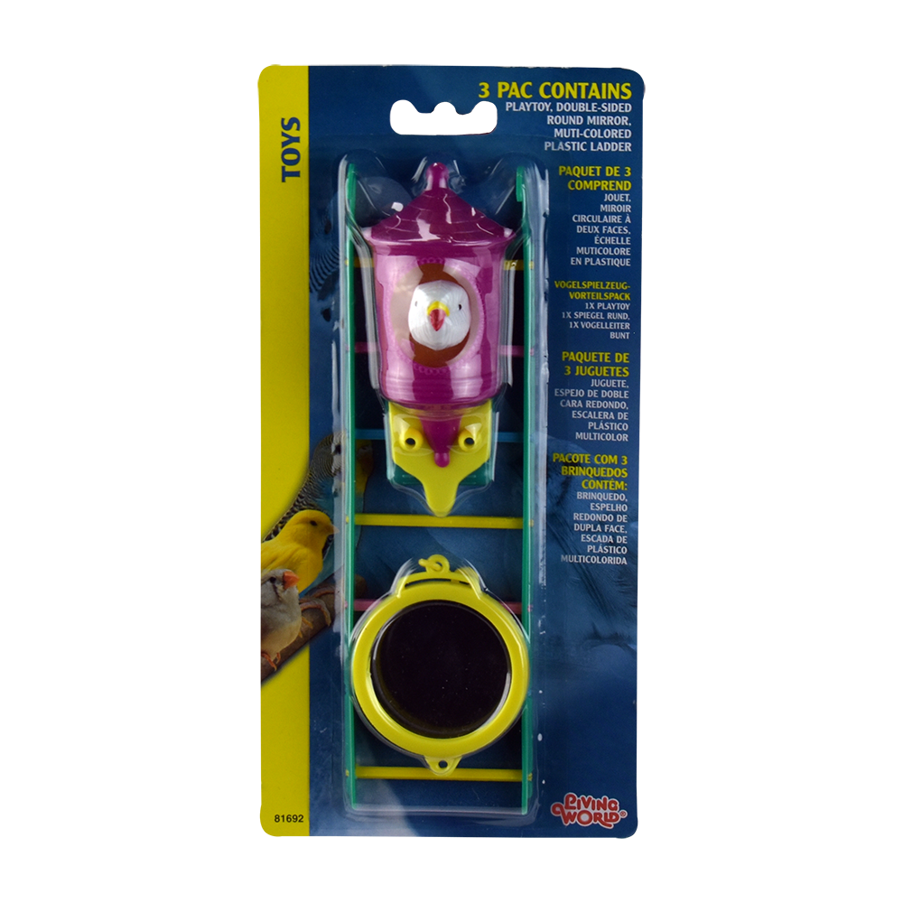 JUGUETE TRIPLE VARIADO P/AVE HAGEN