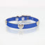 COLLAR DE PIEL CON APLICACIONES METALICAS (2 CM DE ANCHO)