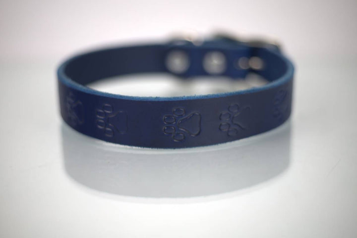 COLLAR DE PIEL GRABADO - SILVERADO