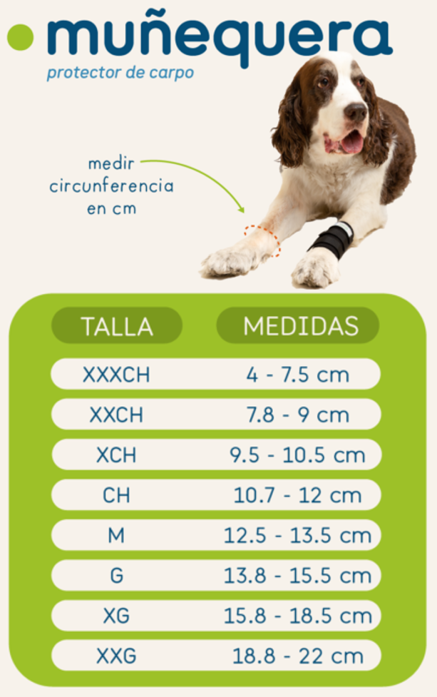 MUÑEQUERA PROTECTOR DE CARPO - ORTOVETS